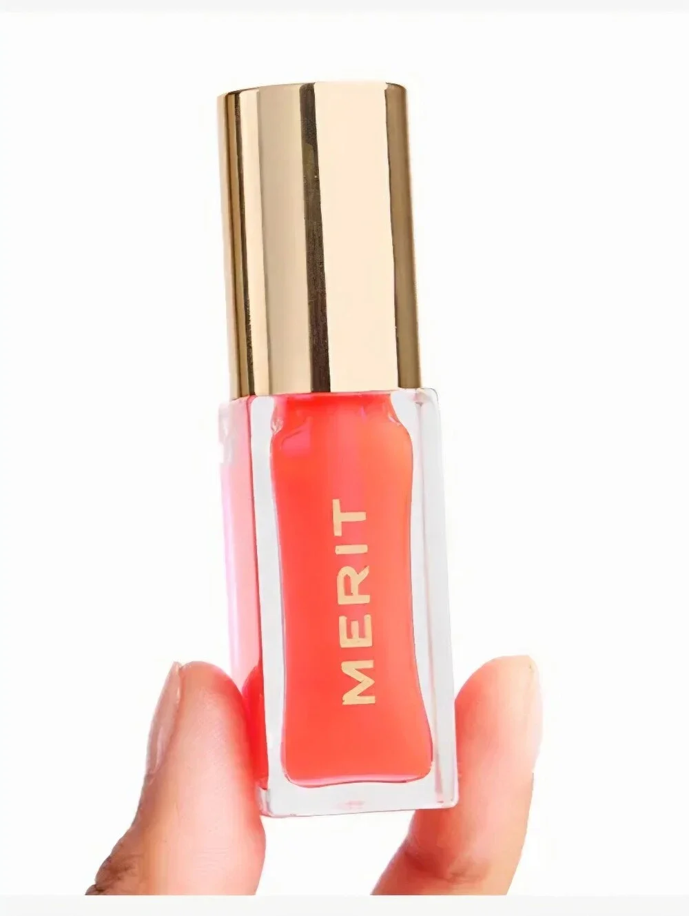 MERIT Shade Slick Gelée Tinted Lip Oil in Jeté (sheer natural) New In Box